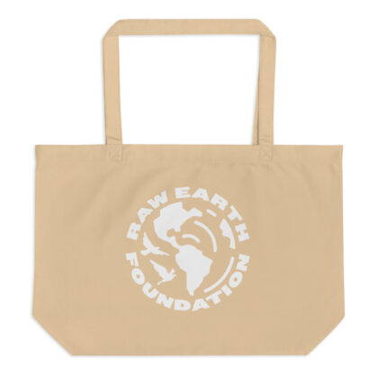 Raw Earth Foundation - Large organic tote bag